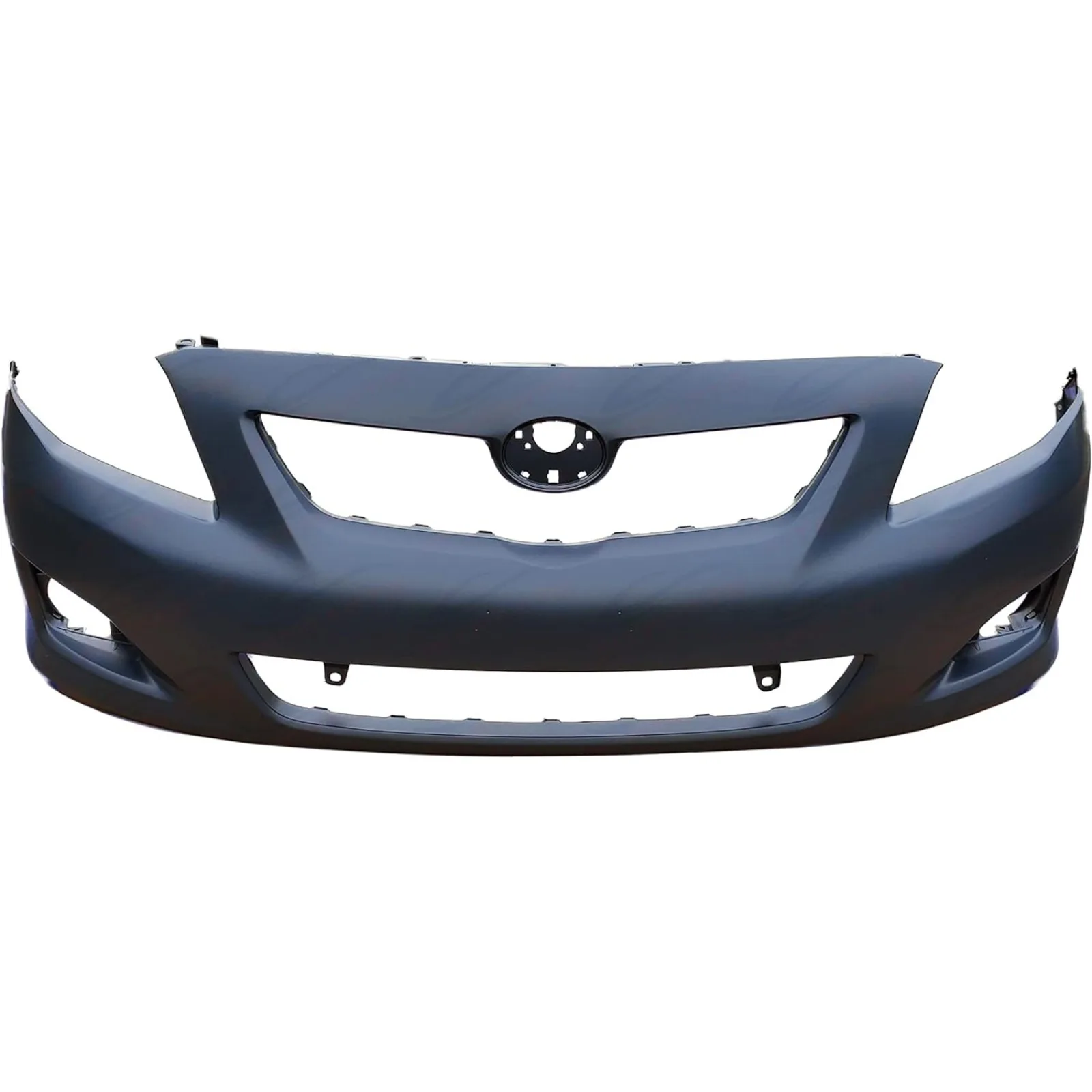 Compatible with Front Bumper Cover 2009-2010 Toyota Corolla Base CE LE XLE Sedan 09-10. New, Primed and Ready for Paint.