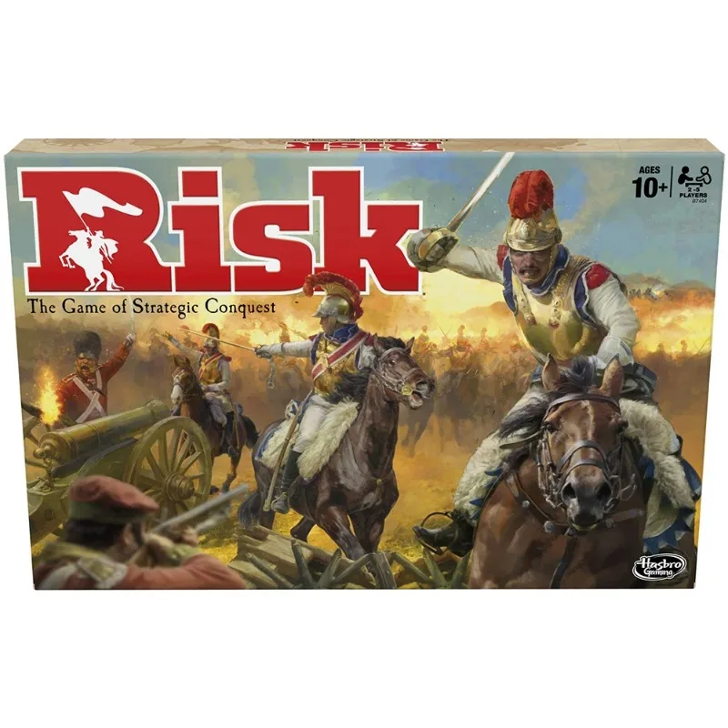 Board Games Risk - Game of Strategic Conquest - 2 To 5 Players - Family Board Games - Ages 1