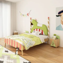 Solid wood children's bed, boys and girls' splicing, widened storage, large bed, girls' princess and mother's small size bed