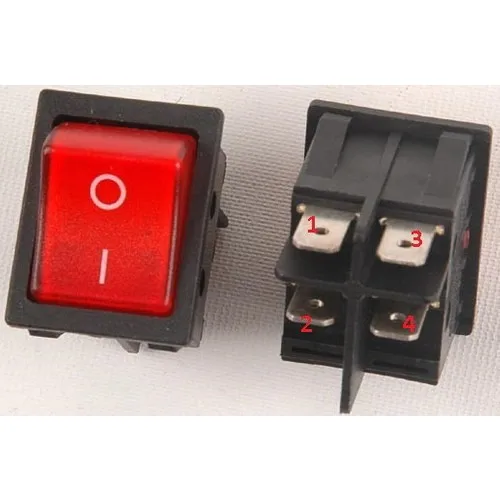 Gross AVM Geniş Illuminated 0-1 Difaze Key Red-2 PCs