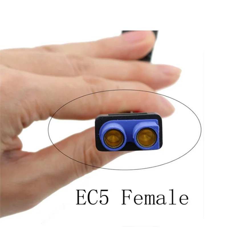 Кабель-удлинитель 10AWG EC5 (штекер) - EC5 (гнездо) для быстрого подключения, соединительный провод для автомобильных солнечных панелей и аккумуляторов B1