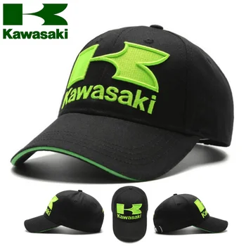 Nueva gorra de béisbol Kawasaki a la moda, gorras para exteriores, sombrero con protección solar, Bordado de letras para hombre y mujer, sombreros de marea de Hip Hop ajustables de metal