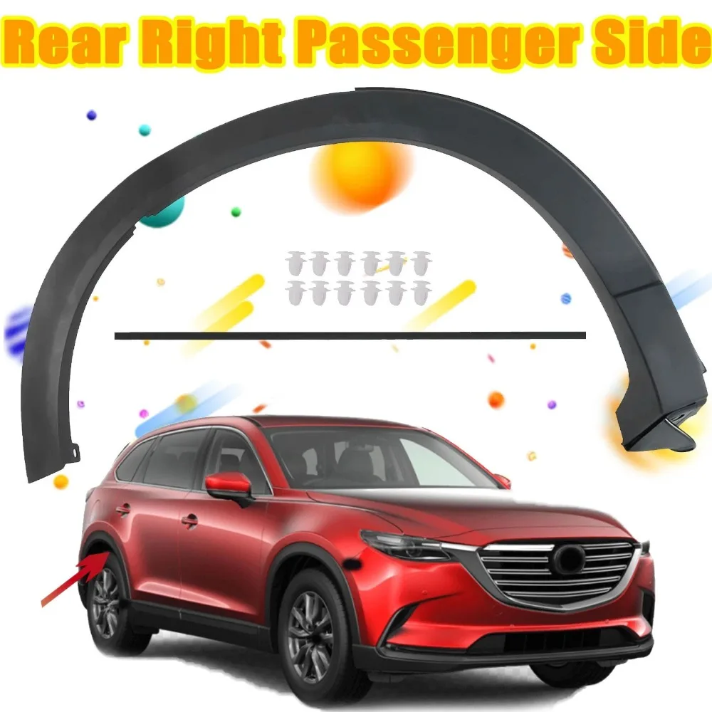 

Fender Flare Wheel Opening Molding Arch Trim Rear Right Fit 2016-2023 Mazda CX-9
