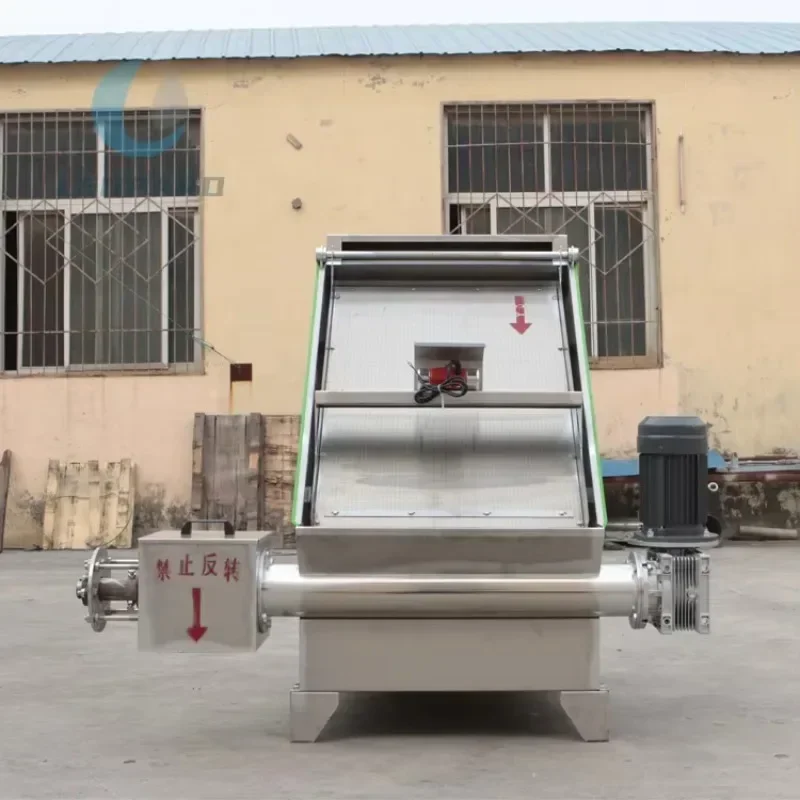 Customized Farm Manure Wet and Dry Inclined Screen Solid-liquid Separation Equipment Solid Liquid Separator factory price