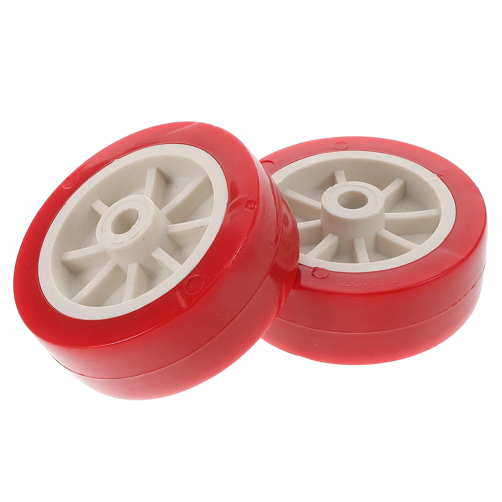 2 Pezzi Ruote per Tavolo Elevatore Moto, Ricambi Resistenti per Sollevatore a Forbice ATV, Supporto per Moto