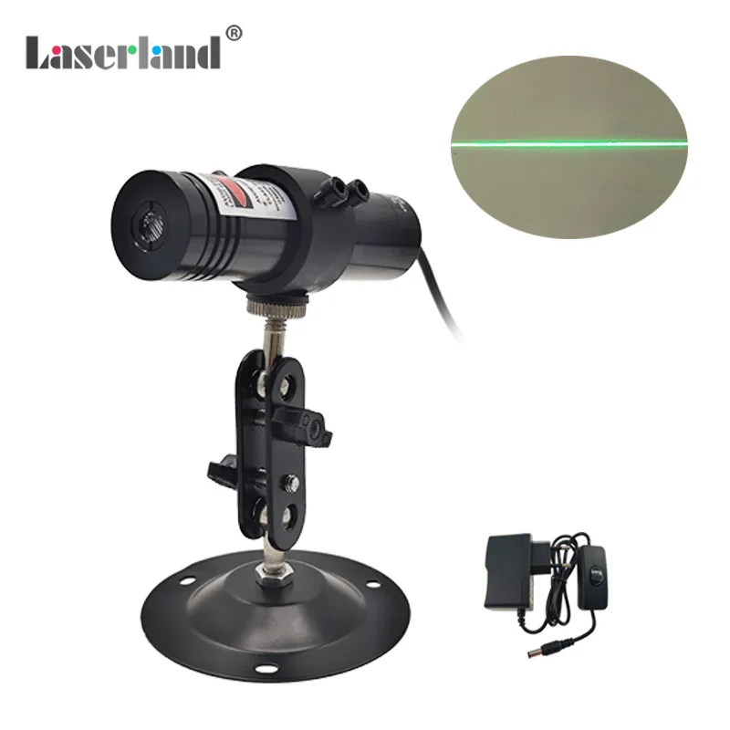 Water Resistant Anti-dust Green Laser Line Generator Projector Module Stone Woodwork Lumber Sawmill Cutting Alignment