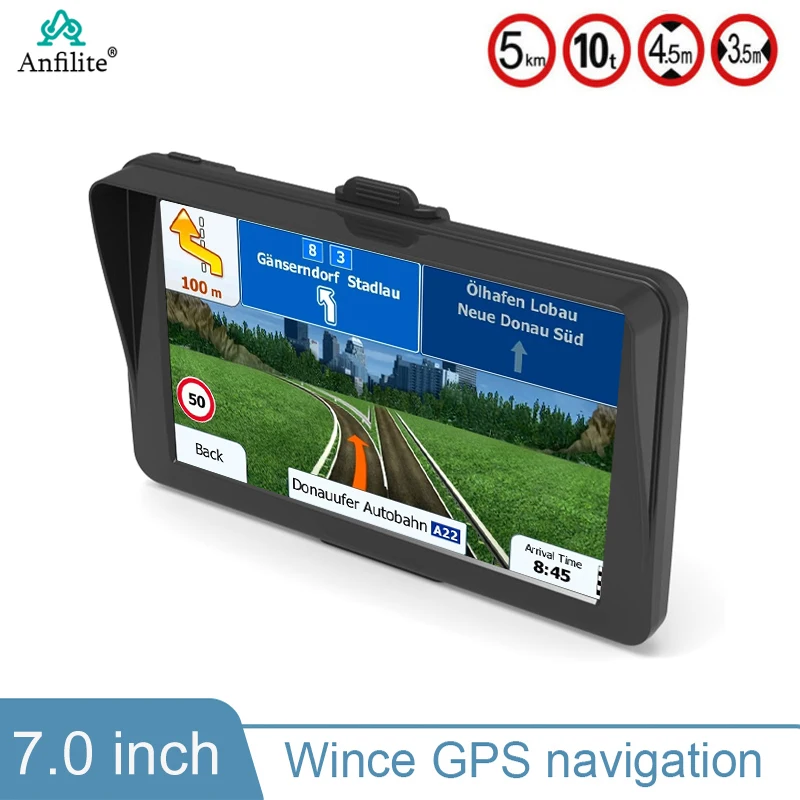 

7 inch Car/Truck GPS Navigation 800*480/FM/8GB/256MB Maps For Russia/Belarus/Ukraine Europe/USA+Canada