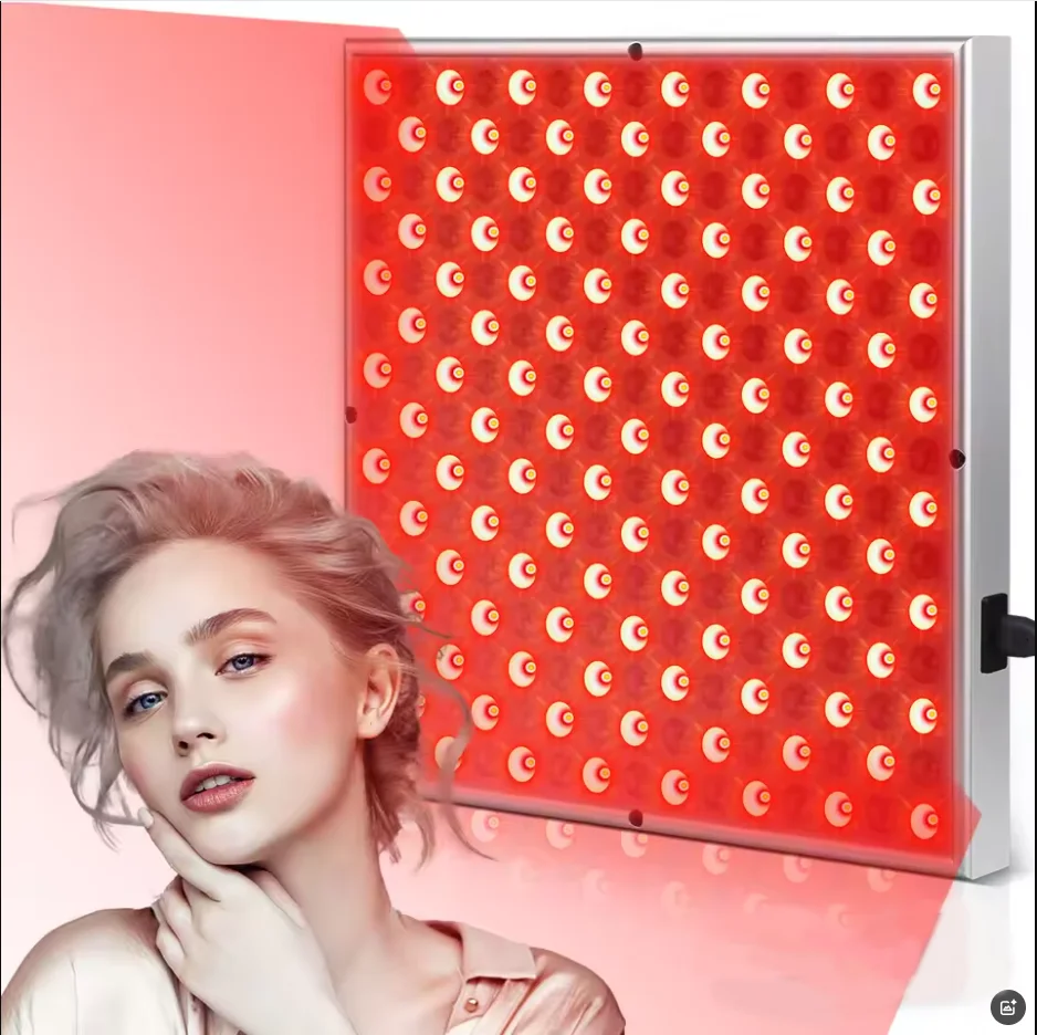 

45W LED Red Light Therapy Panel Lamp for Facial Anti Aging Skin Care Beauty 225beads Body Pain Relief Physical Therapy Tools