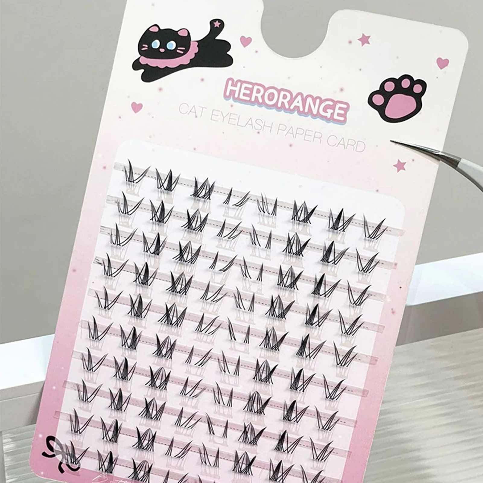 3/6/10 file Ciglia finte inferiori realistiche in stile volpe 5-6.5mm Cluster di estensione ciglia inferiori individuali Strumento perfetto per il trucco degli occhi