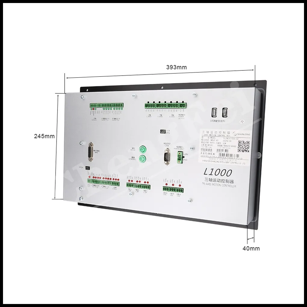ماكينة التحكم والتفريز ذات 3 محاور تعمل بالتحكم العددي بواسطة الحاسوب ماركة شانلونغ L1000 V4 ATC ماكينة تحكم الحركة Ci1030 بواجهة USB