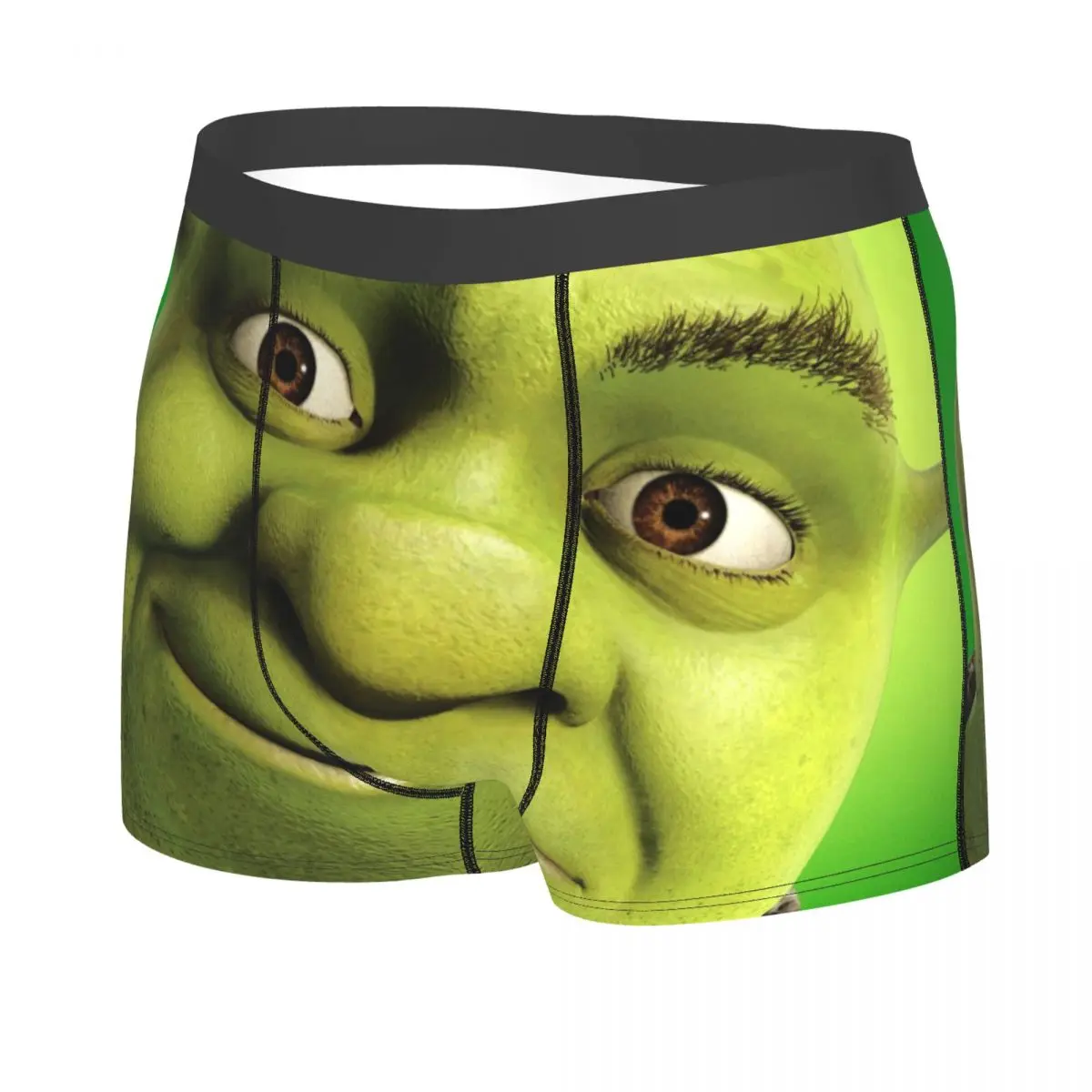 Custom Male Cool Shreks Head Underwear Boxer Briefs Soft Shorts Panties Underpants