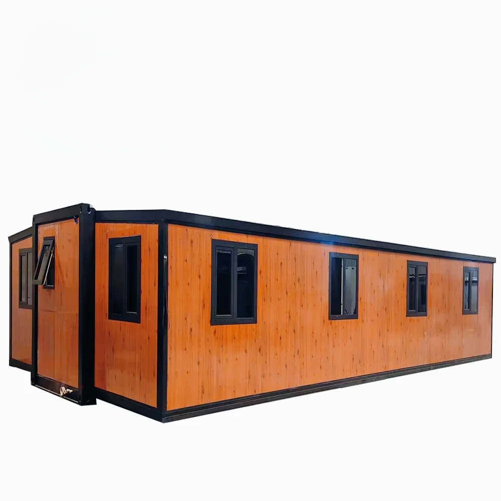 Luxury 40 Ft Portable Mobile Tiny Living Container House 2 Bedroom 1 Kitchen 1 Bathroom Prefab Villa Steel Sandwich Panel Home