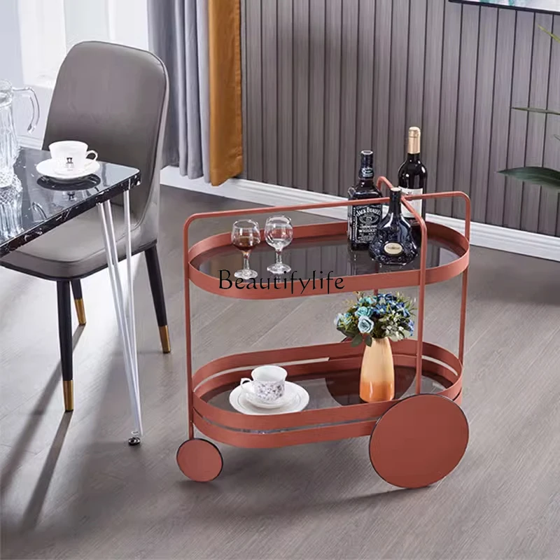 

Medieval trolley Denmark modern simple trolley dining cart rack