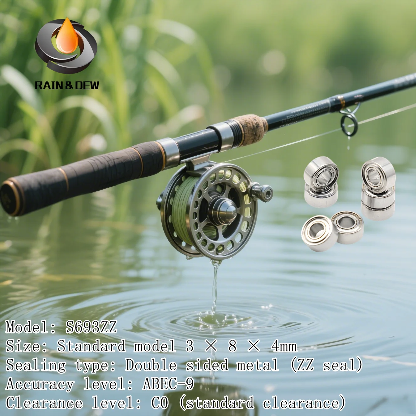 

5 шт. S693ZZ 3x8x4 мм подшипник из нержавеющей стали ABEC-9 S6700ZZ 10x15x4 S6800ZZ 10x19x5 S6901ZZ 12x24x6