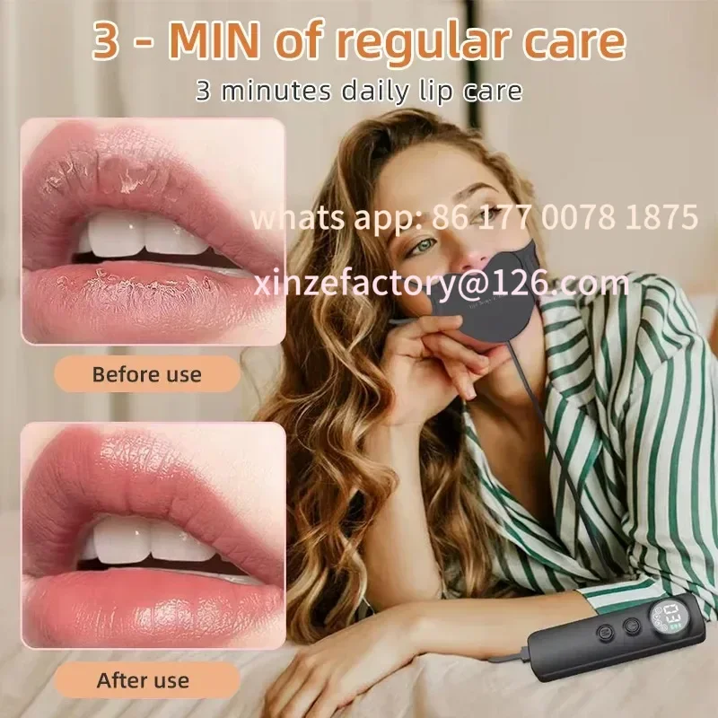 

Customizable NEW 4 Modes Lip Beauty Products Infrared Red Lights Therapy Reduce Lip Lines Photon Lip Masks Skincare LED Light