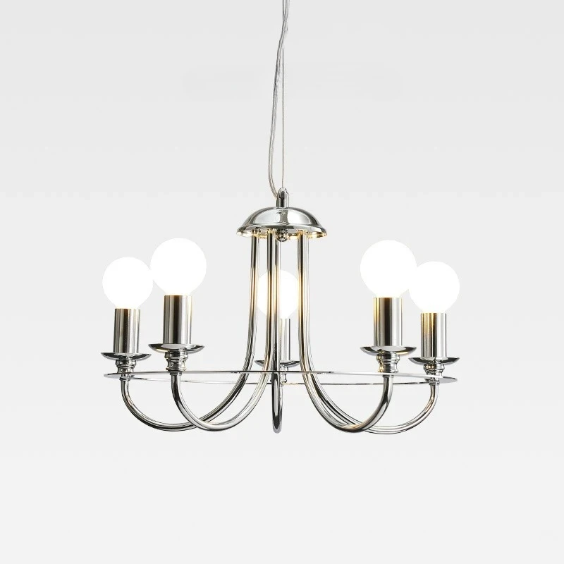 

Modern LED Chandelier Luxury Silver European Pendant Light for Bedroom Dining Room Living Room Home Interior Decoration Lighting