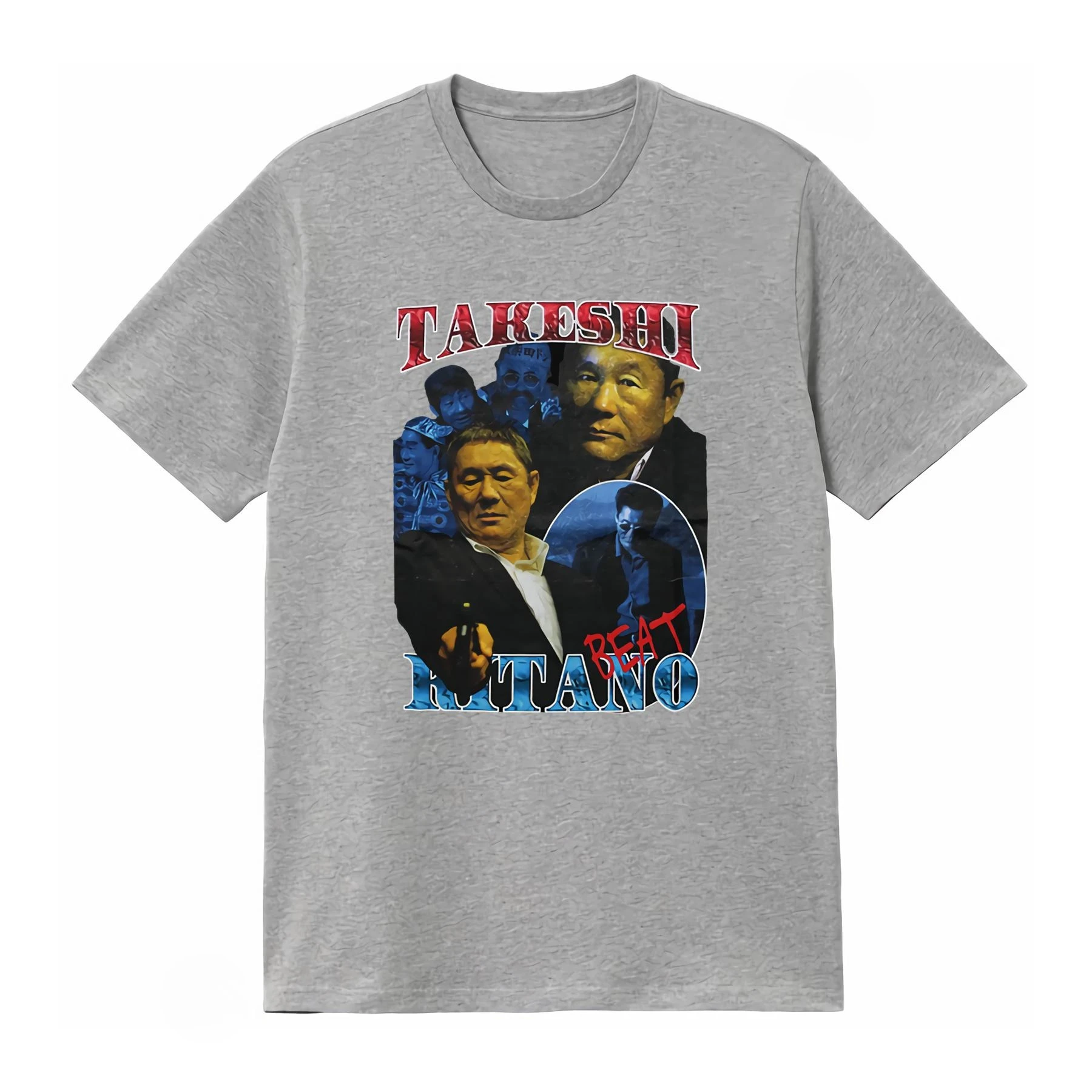 Takeshi Kitano Movie Outrage Original Promotional T Shirt Retro Print Design Classic Film Theme Men's Women 2026 Summer T Shirt