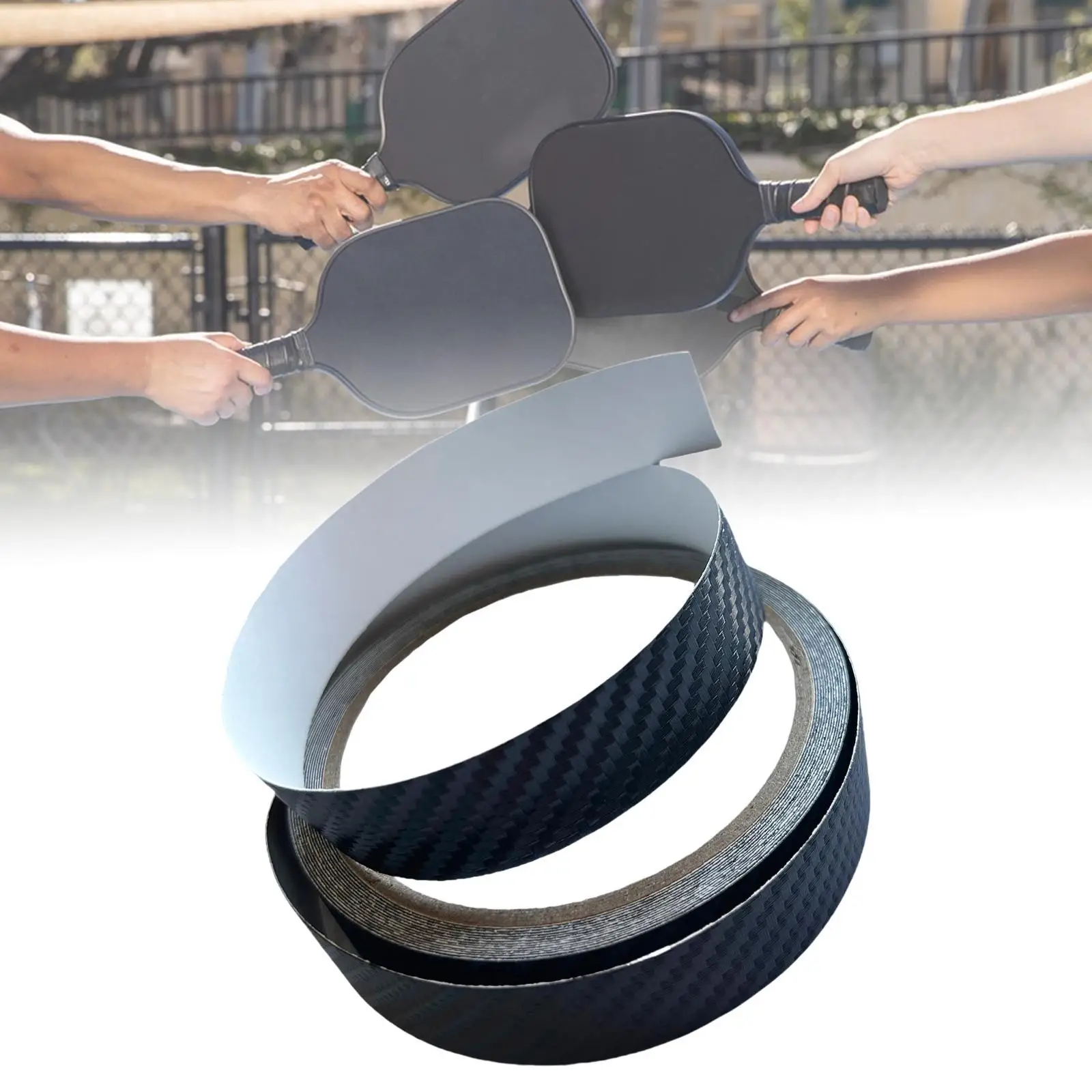 

Protective TPU Racket Edge Tape Thick Guard Strip for Pickleballs Paddle Ball Accessories Foam Core