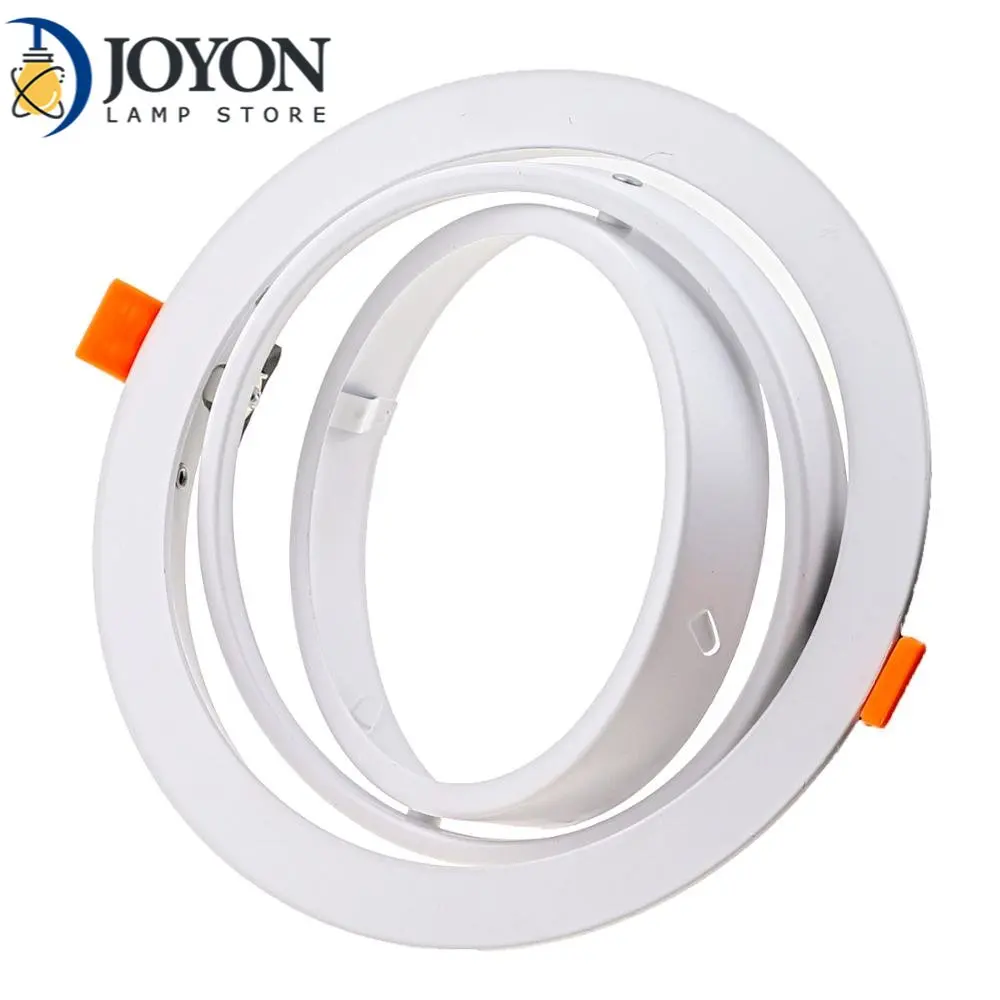 

Recessed Downlight Holder AR111 Fixture Frame Lamps Cutout 150mm LED Socket Adjustable Ceiling Hole Lamp