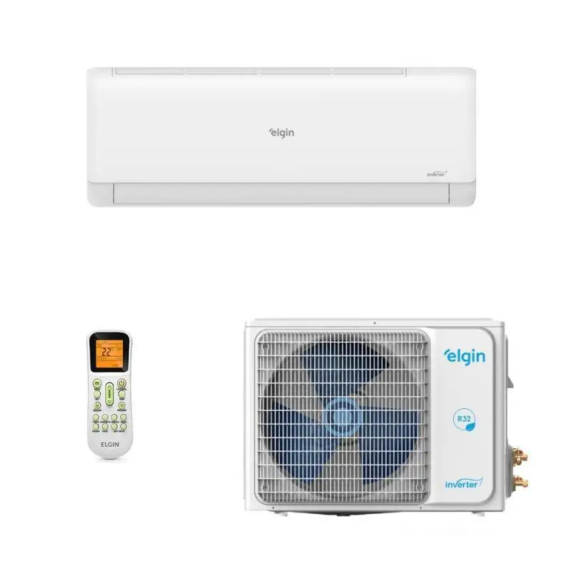 Ar-condicionado Elgin Split Hw Eco Inverter II Wi-fi 9.000 Btu R-32 45HJQI09C2WC Quente-Frio 220V