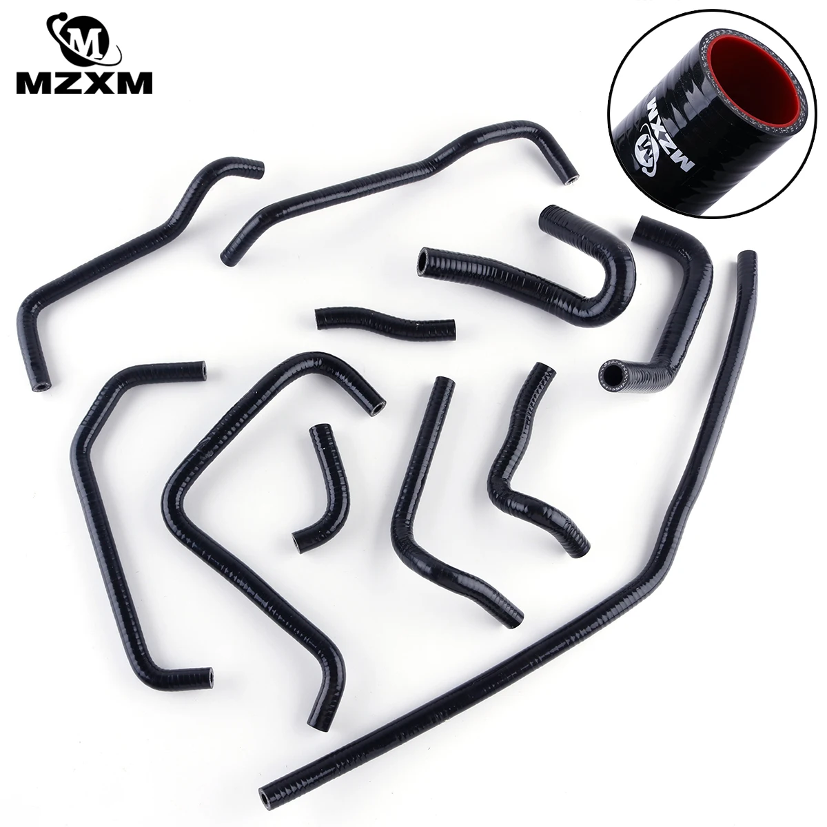 

Silicone Heater Coolant Breather Hose Kit For 1999-2005 Mazda MX5 MX-5 Miata NB MK2 1.8L