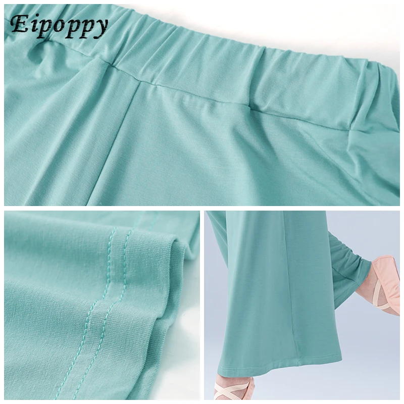 Women Dance Loose Pants Modal Ballet Classical Dancing Practice Pants Yoga Jogging Adults Gym Modern Dance  Trousers