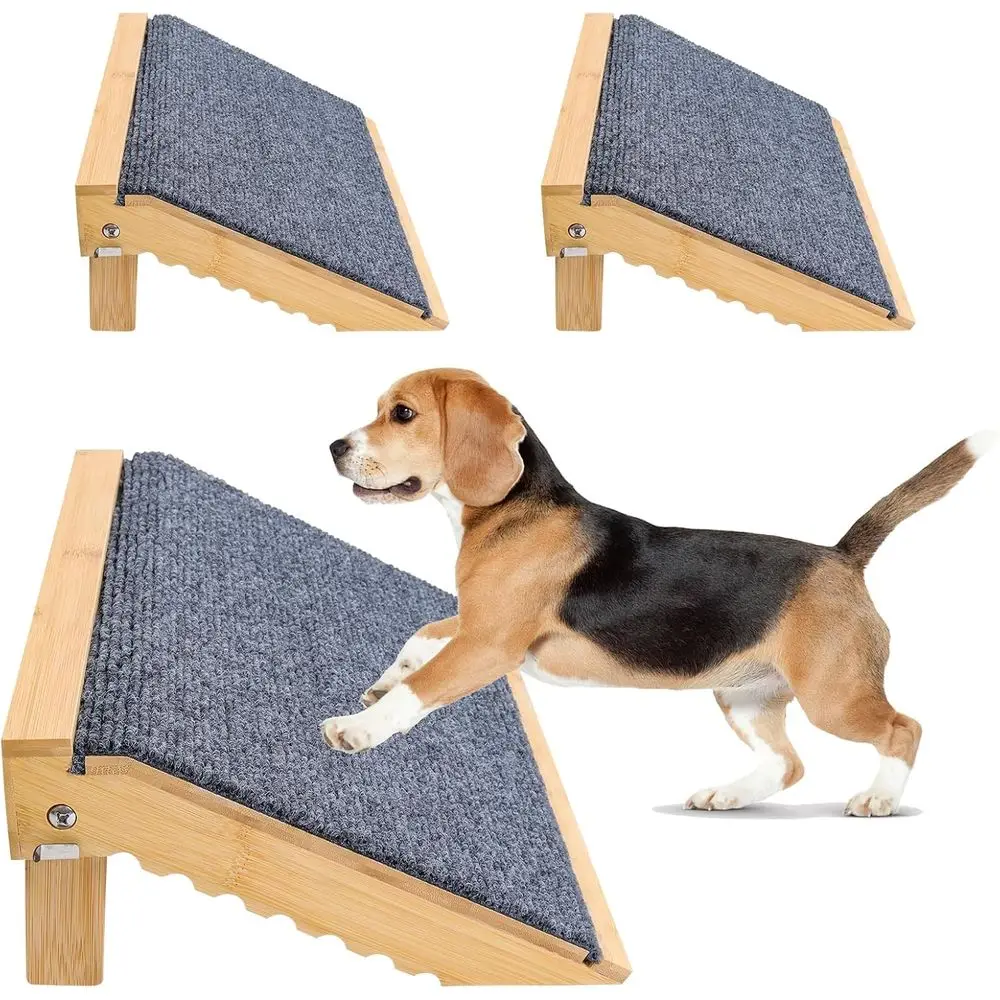 

Collapsible Pet Steps for Dogs and Cats: Non-Slip, Indoor and Outdoor, Easy Storage, Ideal for Small to Medium Pets