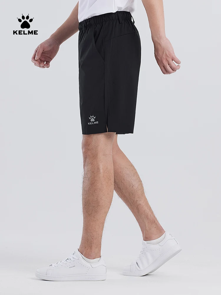 Kelme Sport Capris Casual Knit Shorts Loose Running Fitness Męskie spodnie Piłka nożna Koszykówka Spodenki treningowe