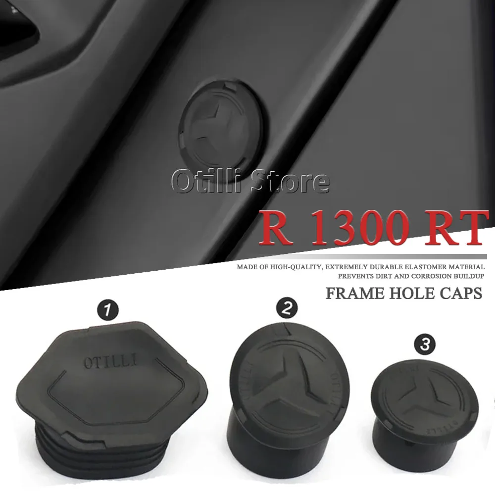 

For BMW R1300RT 2025 2026 R1300 RT R 1300 RT 1300RT New Motorcycle Accessories Frame Hole Cover Caps Plug Kit Black