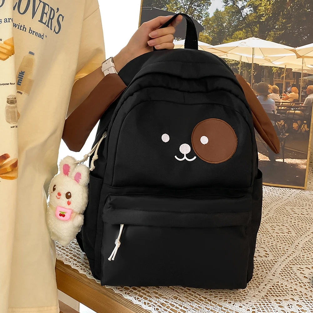 New Cute Dog Backpack Fashion Girls Large Capacity Knapsack Kawaii Cartoon Dogs Travel Bag Casual Student School Bookbag Bagpack