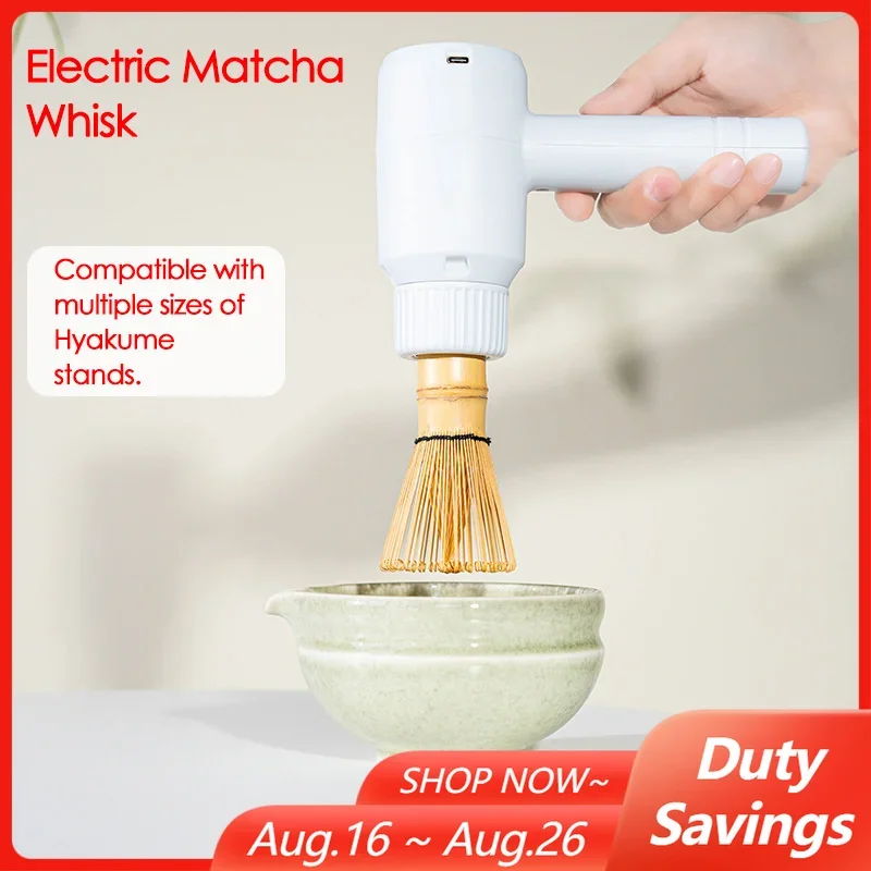 Quickly Whisking Electric Matcha Device One Button Start Whisking Tool for Matcha Blender Beverage Shop DIY Tea-Making Tools