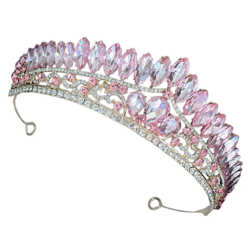 

Bridal Crown Rhinestone Wedding Tiara Headband for Women Birthday Halloween Costume Party Dance Fashion Accessory