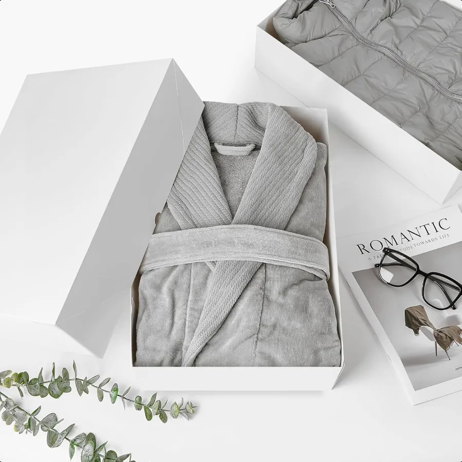 16er-Pack große Geschenkboxen mit Deckel, 17 x 11 x 4 Zoll, extra tiefweiße Geschenkboxen für Geschenke, automatische Popup-Kleidungsbox für Roben