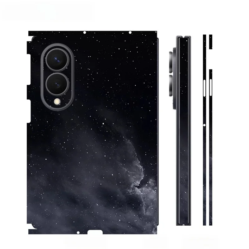 Plain Color Anti-Scratch Stickers For Samsung Galaxy Z Fold 8 Ultra 8 7 6 5 4 Protective Decal Skin Cover Back Film