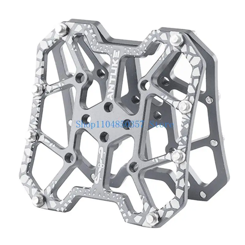 652F Aluminum-Alloy Bike Pedal Adapter Universal Bicyles Clipless Pedal Adapters Clipless Pedals Convert to Flat Pedals
