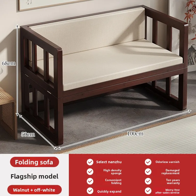 Modern Foldable sofa chair sofa bed integrated dual-purpose small apartment single recliner