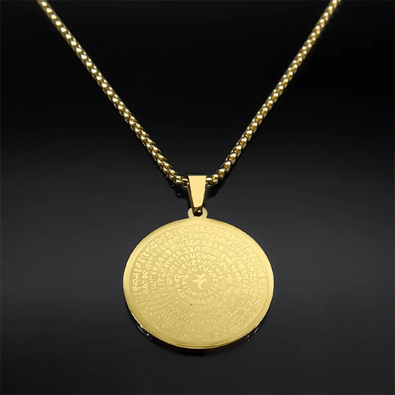 البوذية بوديساتفا شورانجاما تعويذة ميدالية القلائد للرجال النساء الفولاذ المقاوم للصدأ Om التأمل شفاء سلسلة مجوهرات NZZZ553