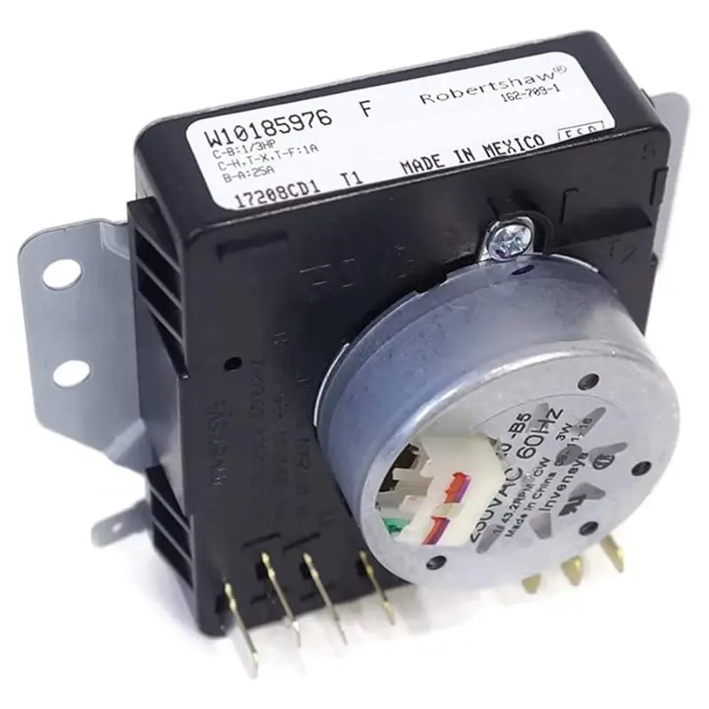 

【BRAND NEW】For Whirlpool Dryer Timer WPW10185976 W10185976 230V 60Hz Drying Timer Replacement Part