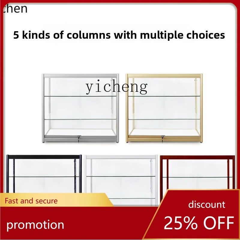 

YFY Model Display Cabinet Showcase Glass Cabinet Cosmetic Boutique Cabinet