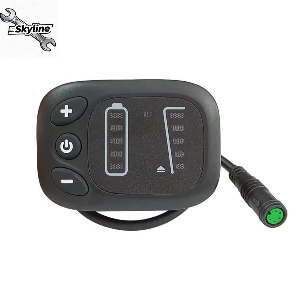 KD59E Ebike LED Display Screen Meter UART 36V 48V KET DISP Speed Control Panel for Controller Accessories 5-hole