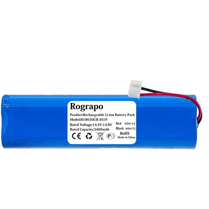 New 3400mAh S11-LI-144-2600 Li-ion Robot Battery Pack For Ecovacs Ozmo Slim 10 Robotic Vacuum Cleaner