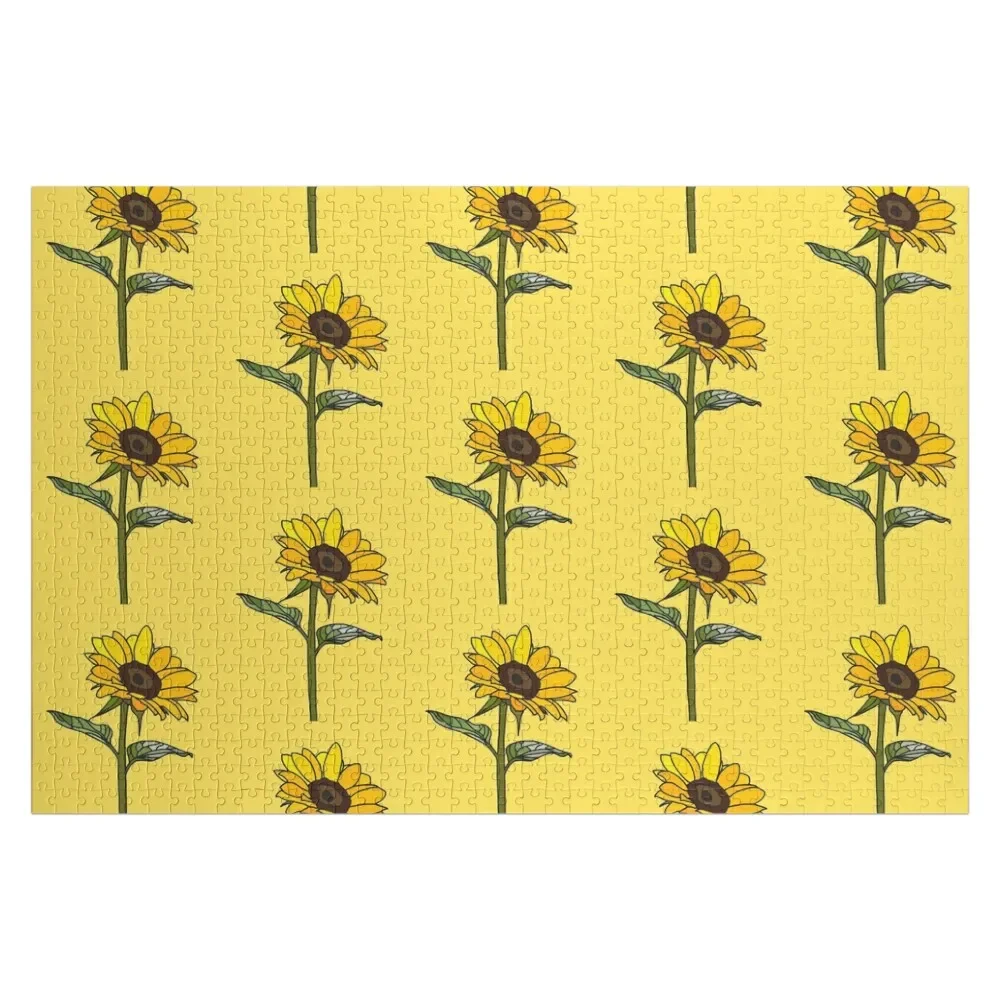 Aesthetic Sunflower Jigsaw Puzzle Personalized Photo Gift Custom Photo Picture Puzzle