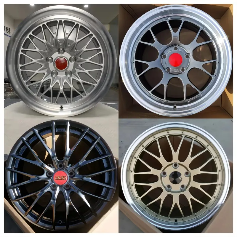 BBS WHEEL Compatible Model 3 Polished Aluminum Alloy Car Wheels 18-26 Inch Multi-Spoke Forged Rims 5x112 5x120 PCD 20mm ET