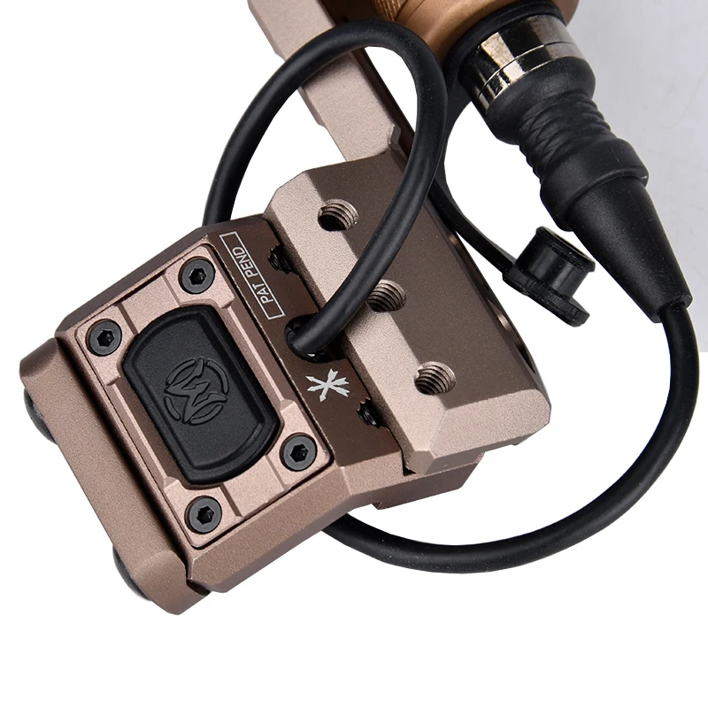 

Фонарик Surefire M300A M600C с дистанционным переключателем UN HotButton, левая и правая смещенная база, тактический охотничий фонарь для страйкбола