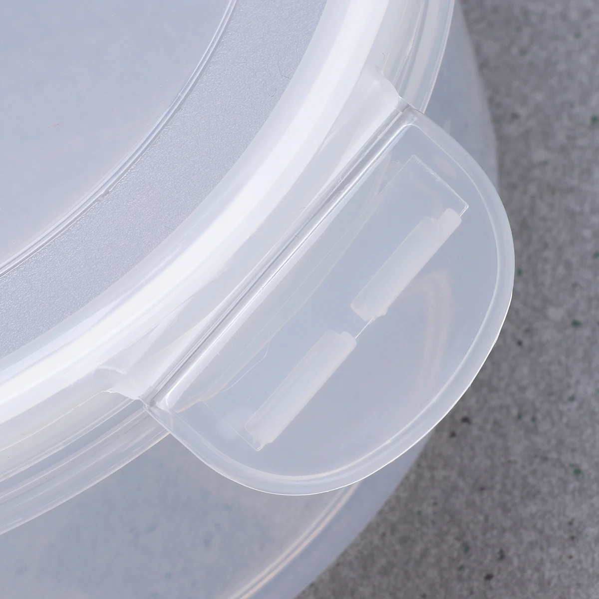 حاوية طعام 2500 مل، علبة مستديرة ذات سعة كبيرة، صندوق تخزين المطبخ، صندوق حفظ بلاستيكي آمن للميكروويف للمنزل