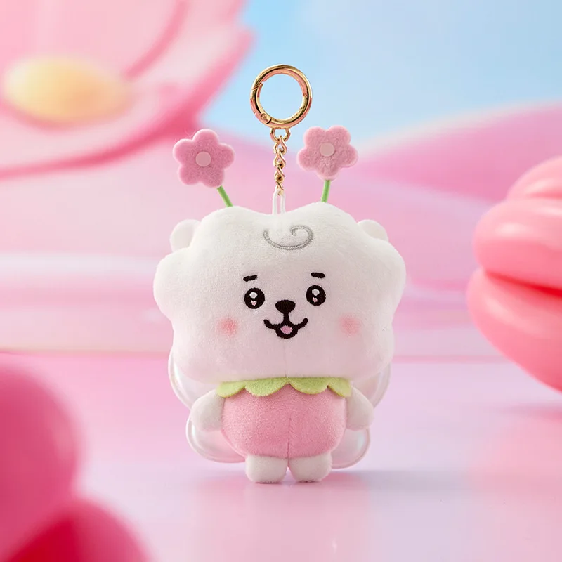 *BT21 Chimmy Cooky Koya Shooky Tata Creative Anime Peripheral Cartoon Keychain Personality Cute Backpack Decorative Doll Pendant image 6