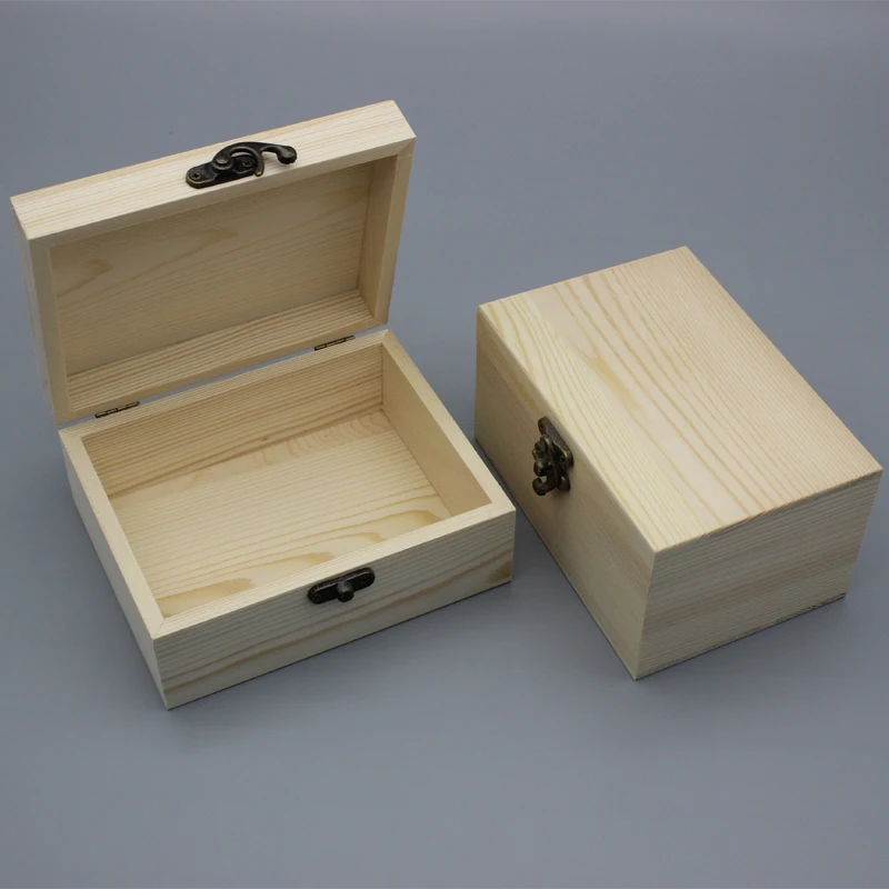 

Wood Rectangle Storage Box, Home Collection Keeping