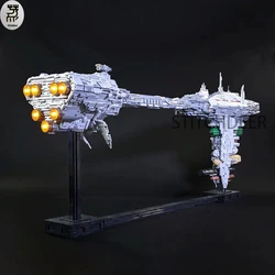 High Difficulty 9866PCS MOC Nebulon-B Frigate Micro Scale Building Blocks Spacecraft DIY Assemble Model Toy Brick Christmas Gift