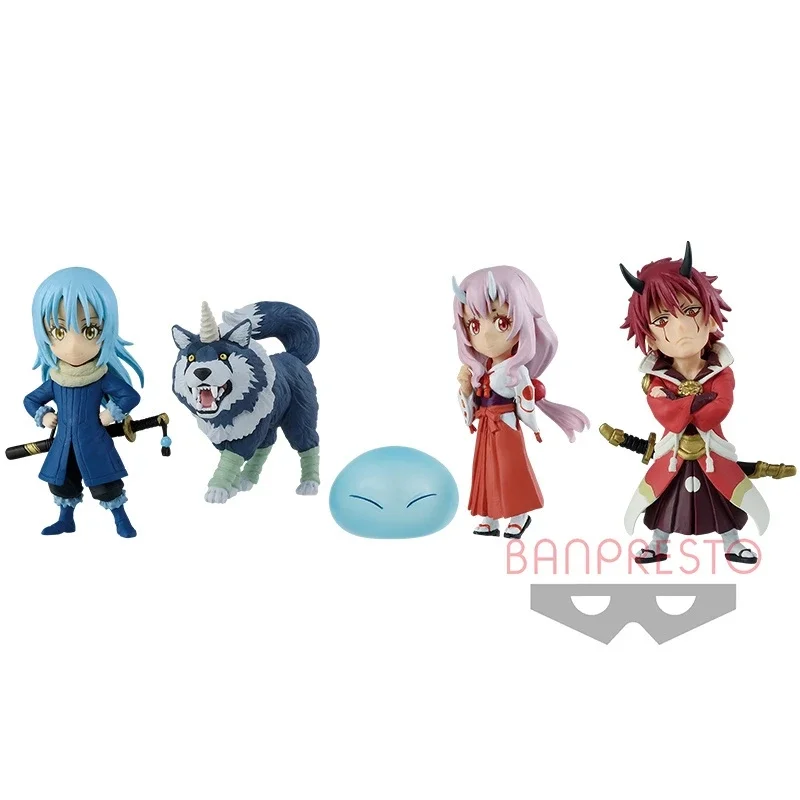 

Bandai Genuine 5Pcs WCF Milim Nava Rimuru Tempest Action Figure Toys For Kids Gift Collectible Model Ornaments