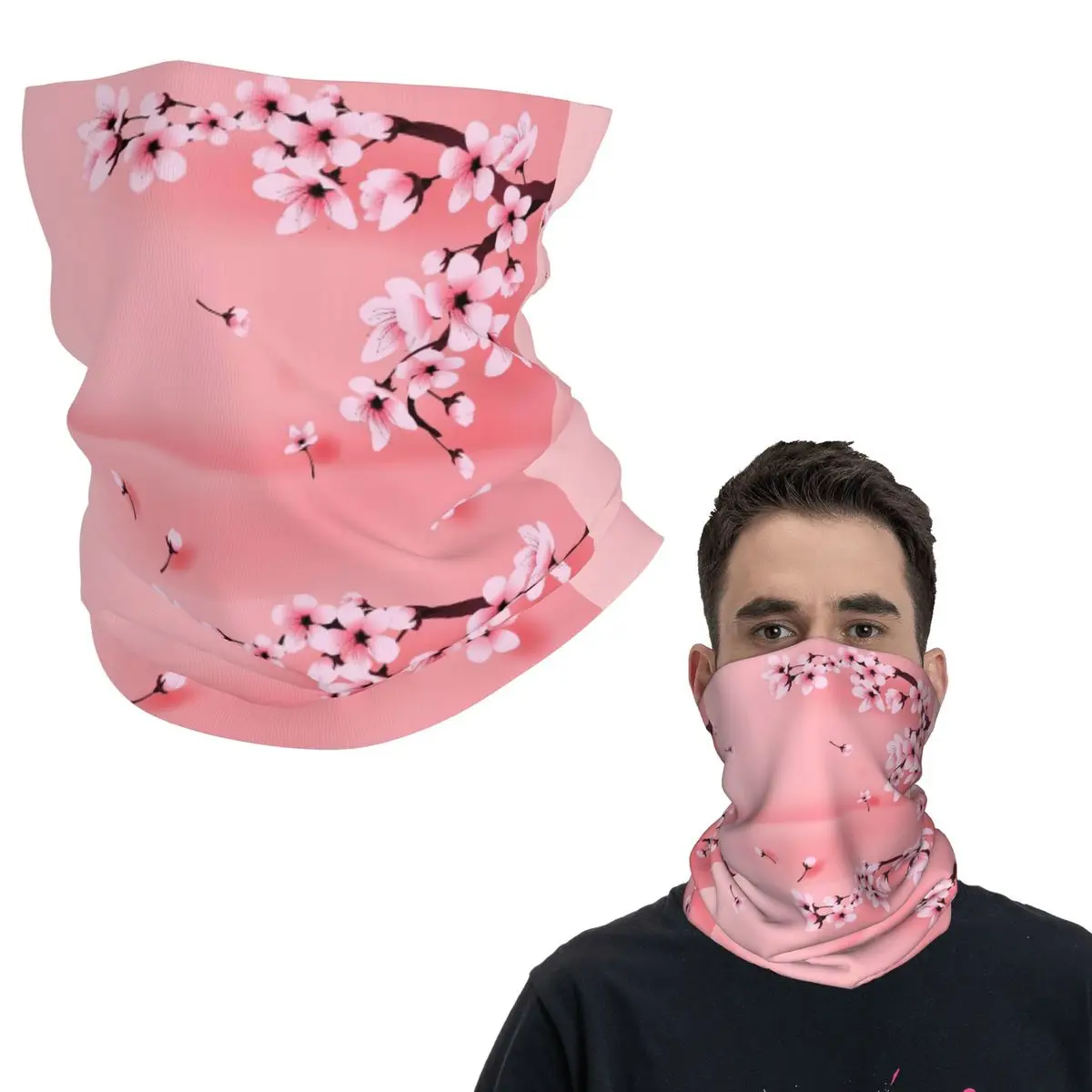 

Сакура Дерево Вишни Цветок Цветочный Цветок Бандана Шея Гетры Маска с принтом Шарф Многофункциональная Маска Для Лица Унисекс Взрослых Ветрозащитная
